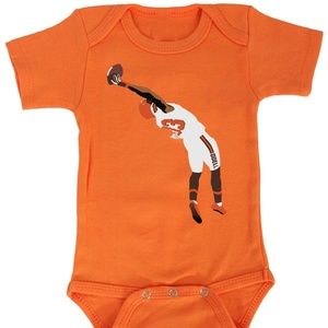 Odell Beckham Cleveland Browns CATCH Baby Onesie